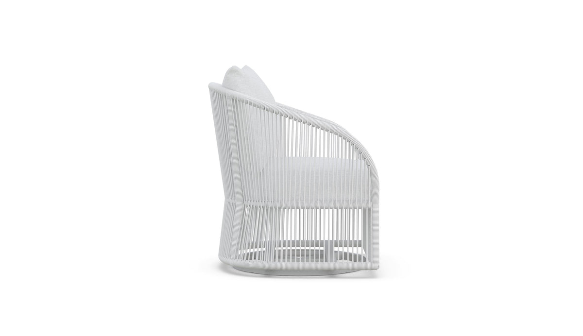 Azzurro Living Cape Town Swivel Club Chair + Polar Cushion