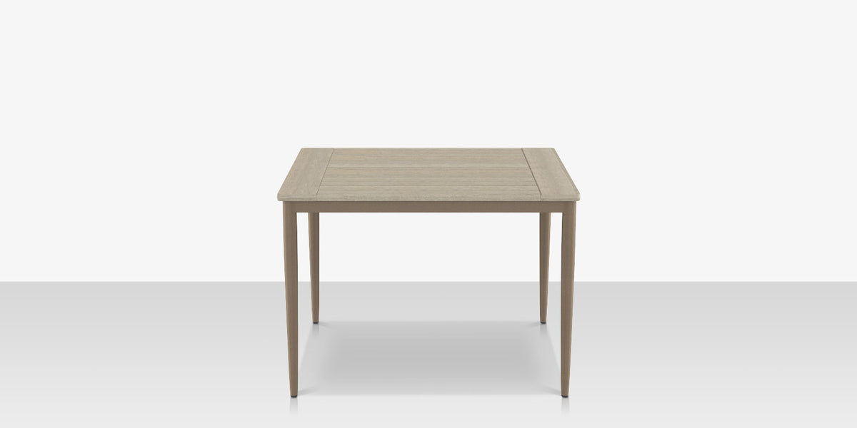 DecoScapes Danish Aluminum Square Dining Table