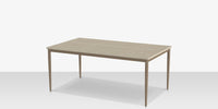 DecoScapes Danish Aluminum Square Dining Table