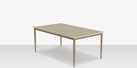 DecoScapes Danish Aluminum Square Dining Table