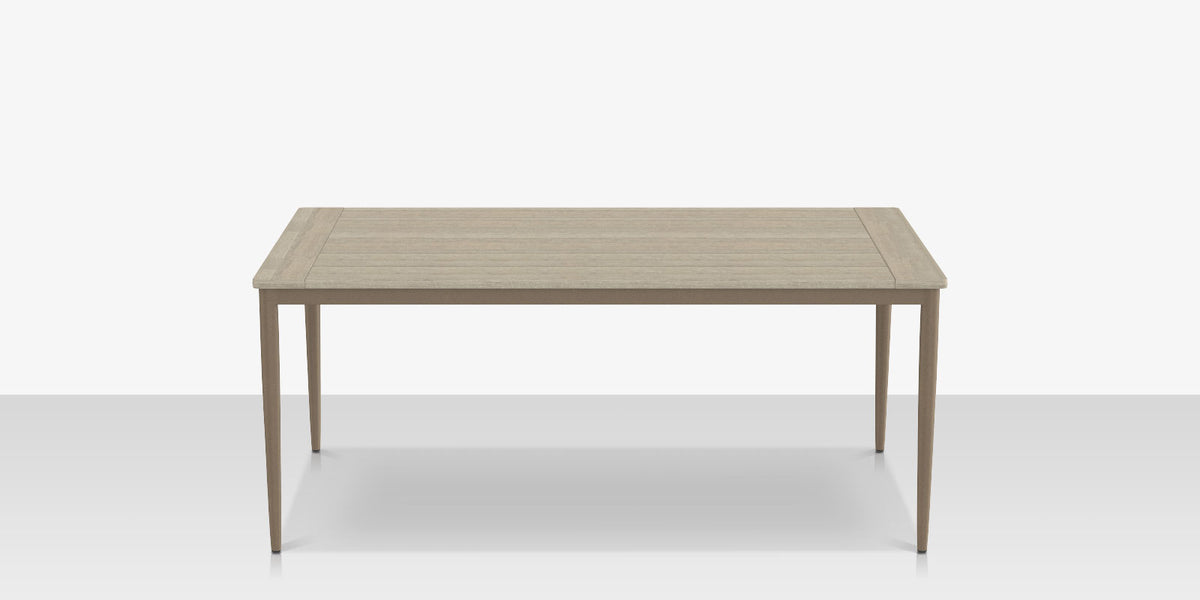 DecoScapes Danish Aluminum Square Dining Table