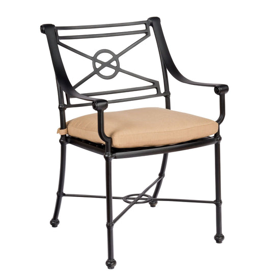 Woodard Delphi Dining Arm Chair with Optional Cushion