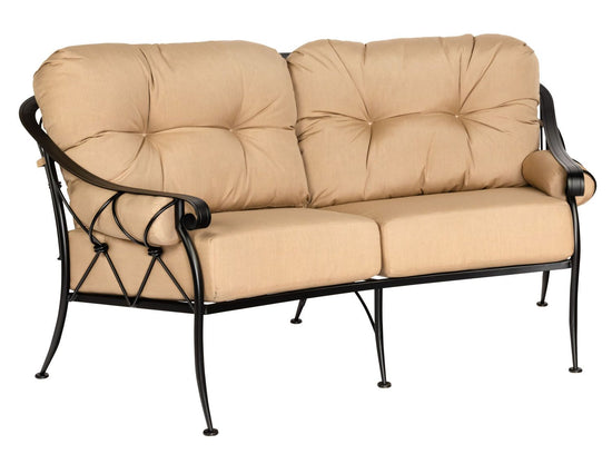 Woodard Derby Crescent Love Seat