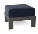 Telescope Casual Leeward Marine Grade Polymer Deep Cushion Ottoman (Sectional), Snow, Red, Ottoman, Cushion, Leeward, Aluminum, Polymer, Square, 4 Legs, Outdoor