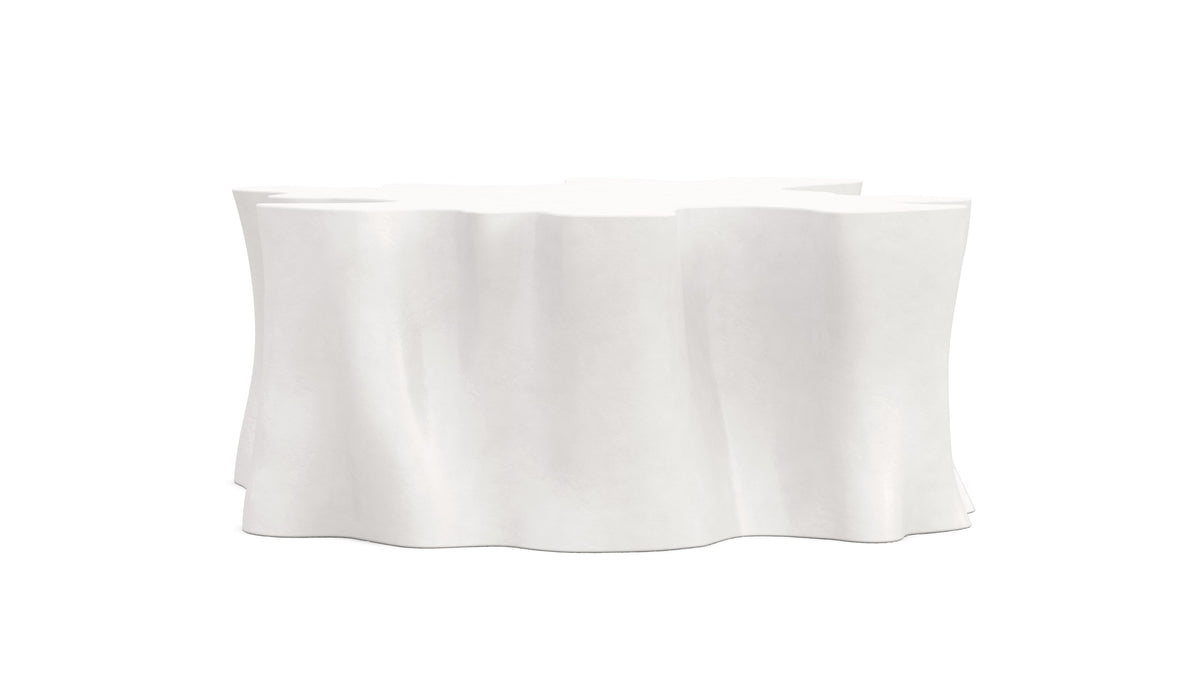Azzurro Living Daintree Coffee Table In Bone Concrete