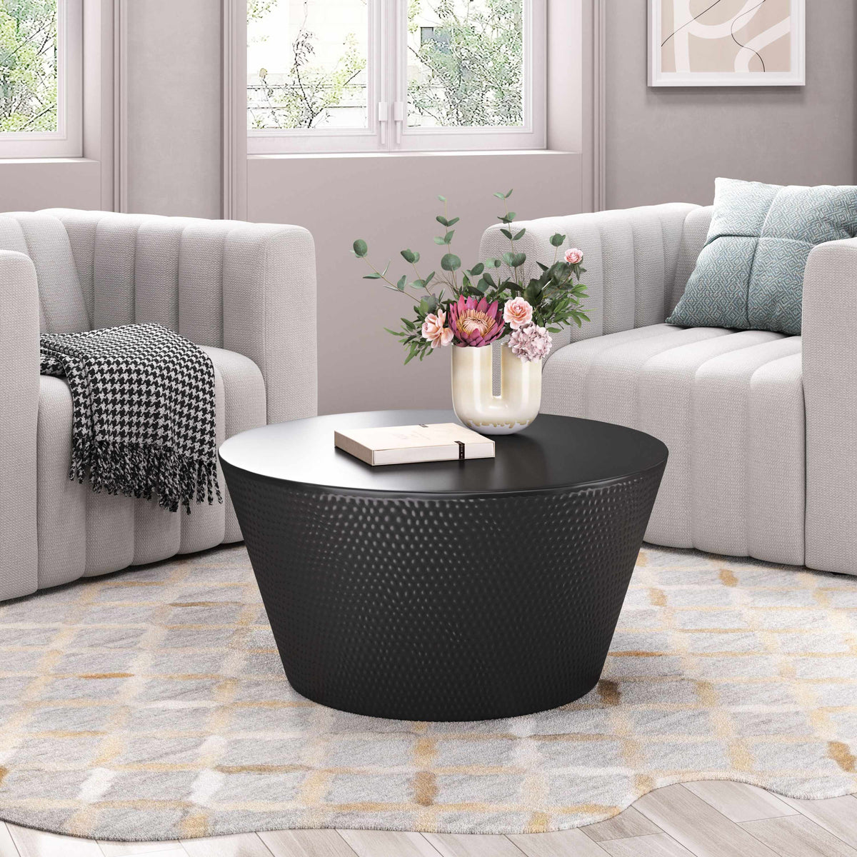 Zuo Modern Durban Coffee Table Black, Coffee Tables, Iron, 