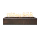 The Outdoor Plus Eaves Copper Fire Pit, 48", Liquid Propane, Low Voltage Electronic Ignition, Eaves, Metal, Outdoor