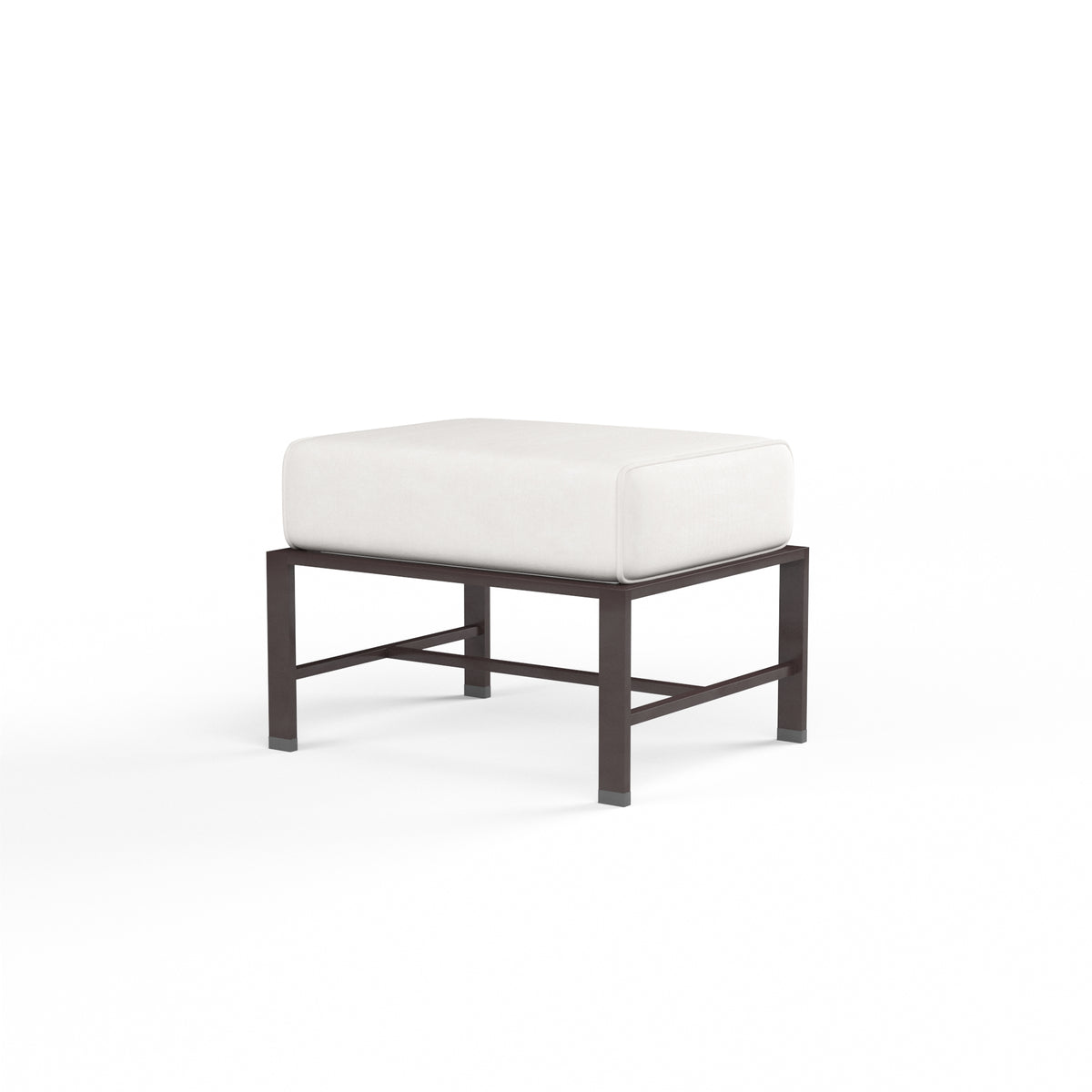 Sunset West La Jolla Aluminum Ottoman with Cushion