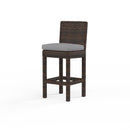 Sunset West Montecito Wicker Counter Stool with Cushion