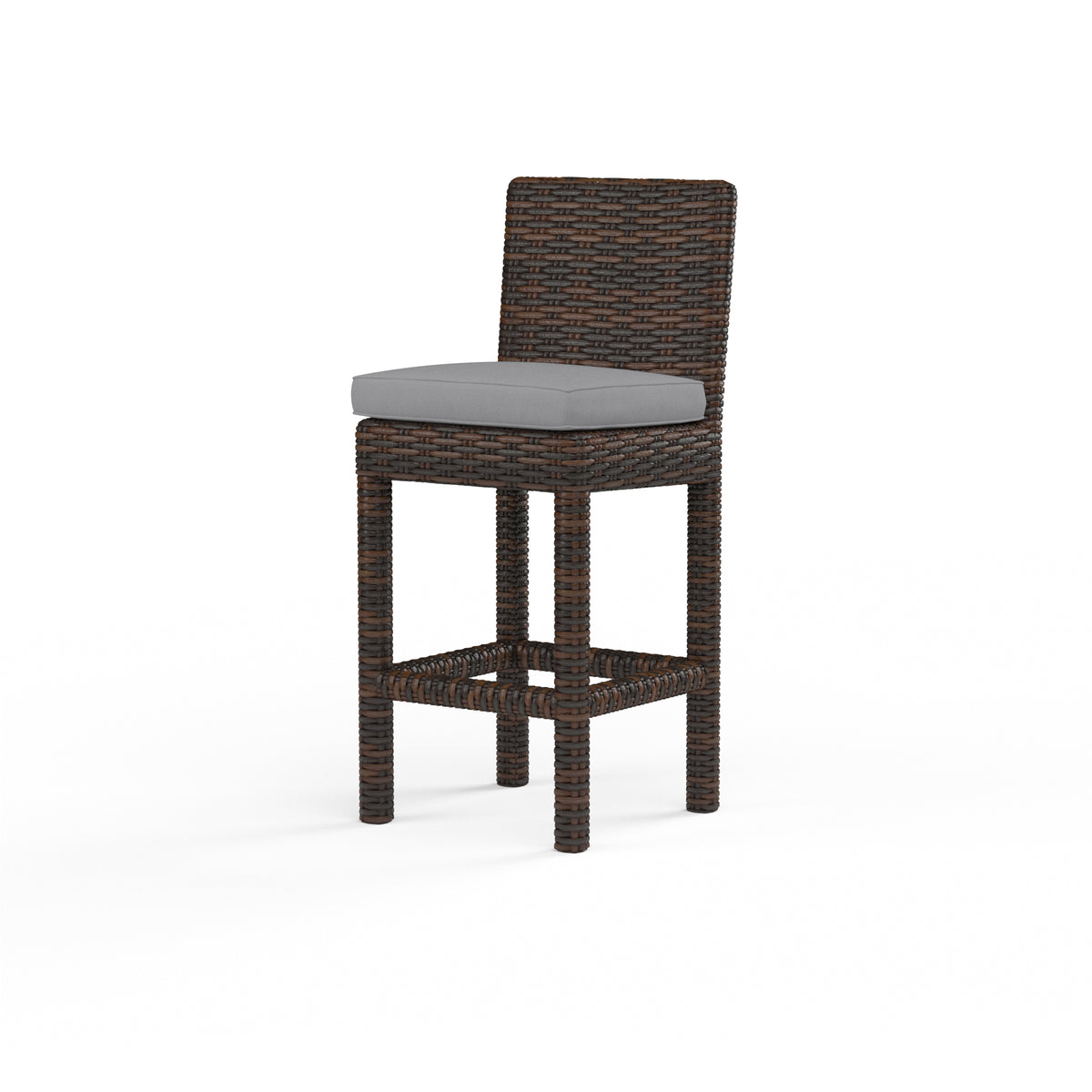 Sunset West Montecito Wicker Counter Stool with Cushion