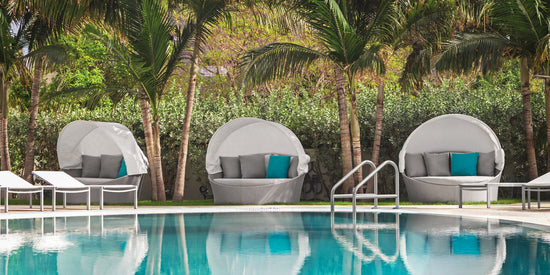DecoScapes Furniture Cosmo Aluminum 72'' Daybed