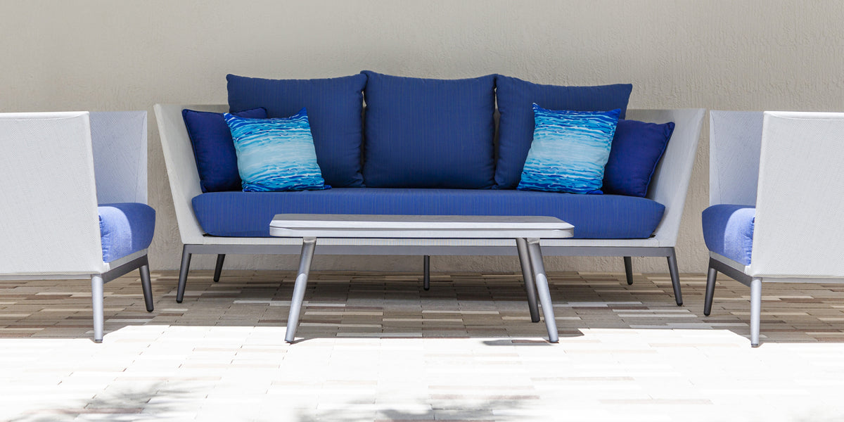 DecoScapes Furniture Cosmo Aluminum Sofa