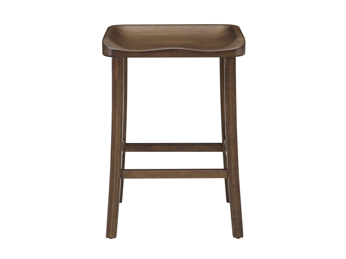 Greenington Tulip 30" Bar Height Stool Caramelized/Black Walnut - Set of 2