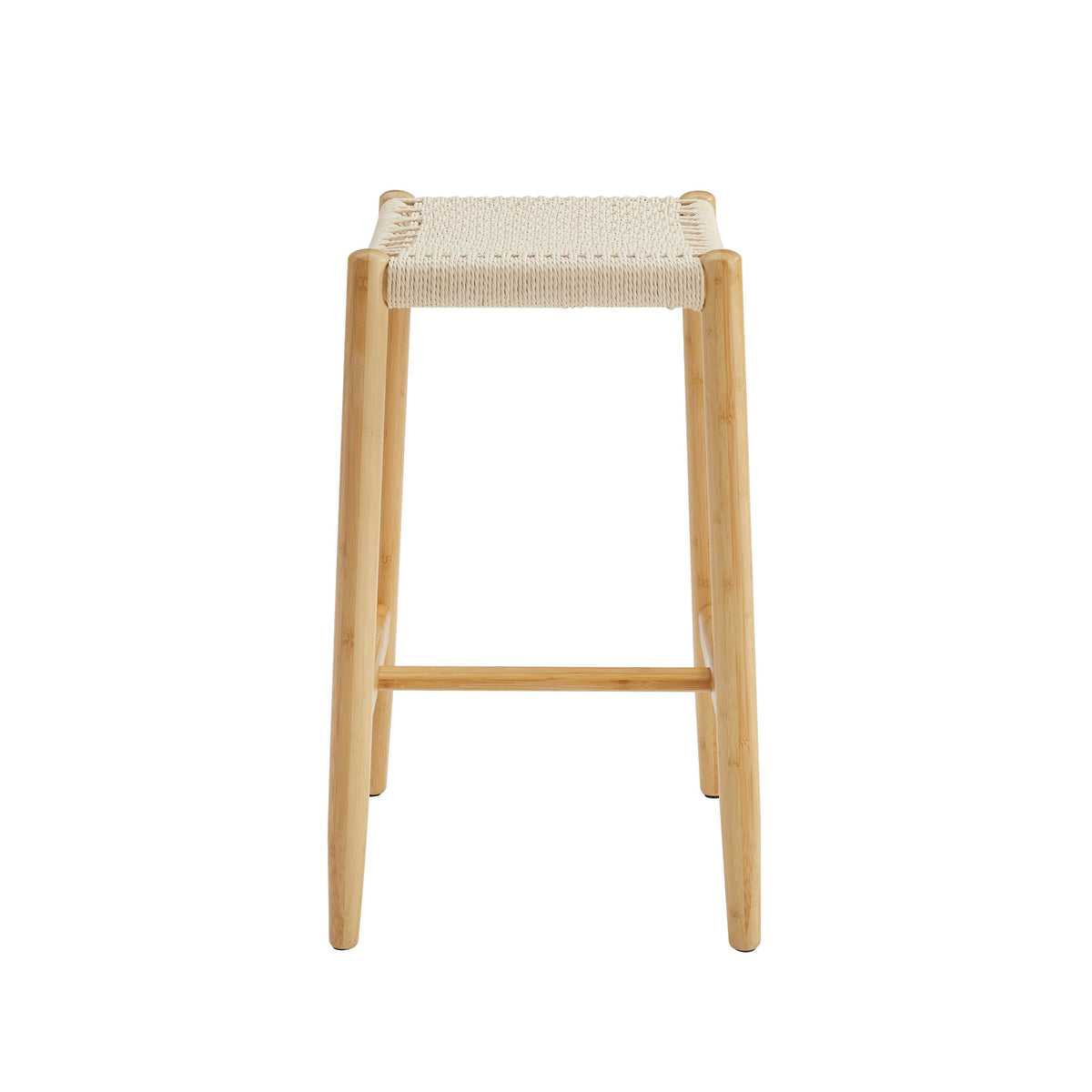 Greenington Leif Counter Height Stool In Caviar/Wheat
