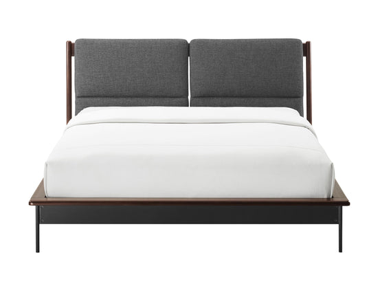 Greenington Park Avenue Cal King Platform Bed with Fabric - Ruby