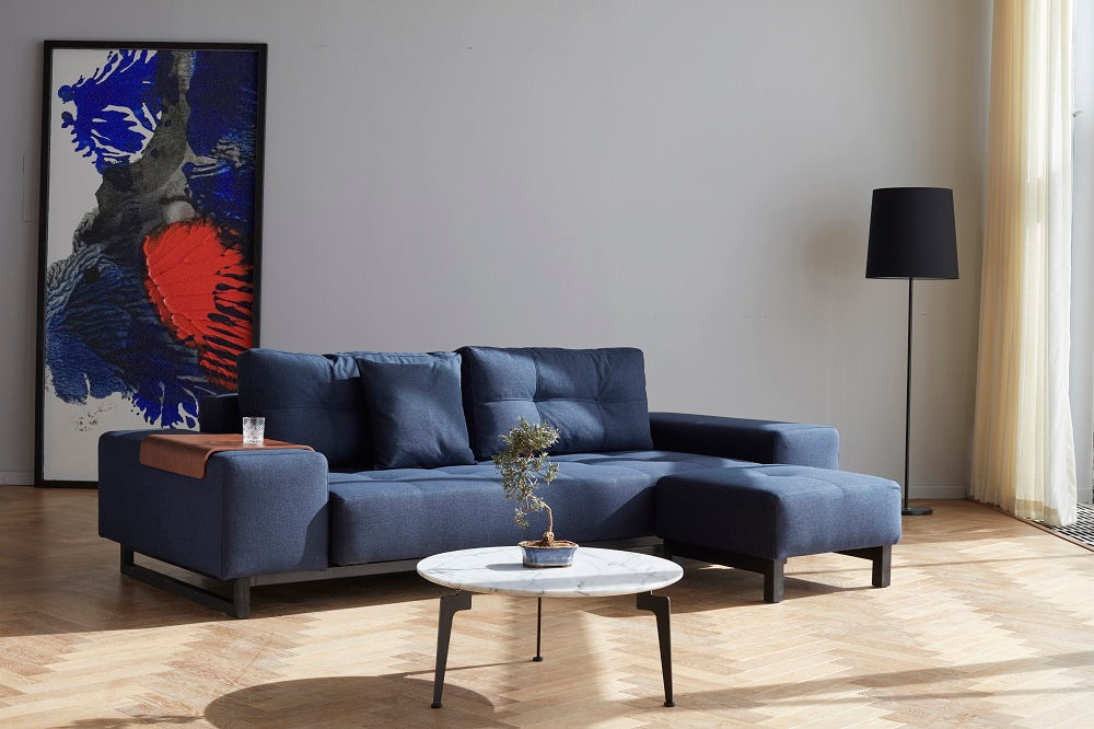 Innovation Living Grand D.E.L. Sofa With Black Wood Legs