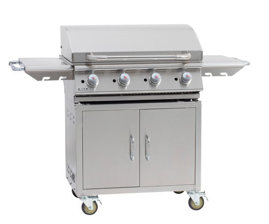 Bull BBQ 30" Griddle Complete Cart - LP/NG