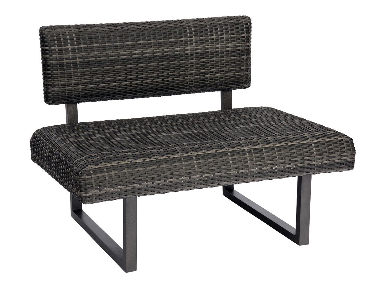 Woodard Harper Lounge Chair, Default Title, Garden Chairs, Lounge Chairs, Harper, Wicker, Lounge Chairs, Rectangular, Outdoor