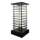 The Outdoor Plus High Rise Fire Tower 42" x 42", Liquid Propane, Stainless Steel, Low Voltage Electronic Ignition, High Rise, Stainless Steel, Outdoor