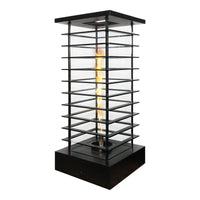 The Outdoor Plus High Rise Fire Tower 42" x 42", Liquid Propane, Stainless Steel, Low Voltage Electronic Ignition, High Rise, Stainless Steel, Outdoor