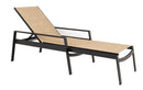 Woodard Hudson Sling Adjustable Chaise Lounge, Aged Teak, Augustine Alloy (Grade A), Grade A Fabric, Garden Chairs, Chaises, Hudson, Aluminum, Chaise Lounge, Rectangular, Outdoor
