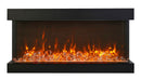 Amantii 40" Unit - 14 1/4" In Depth 3 Sided Glass Fireplace