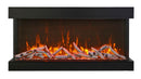 Amantii 40" Unit - 14 1/4" In Depth 3 Sided Glass Fireplace
