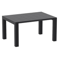 Compamia Air XL Extension Dining Set 5 Piece Black/Dark Gray/Taupe/White
