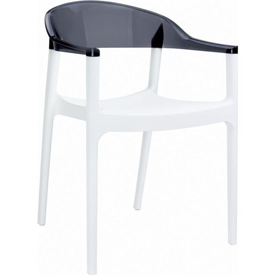 Compamia Carmen Modern Dining Chair White Seat - Set of 2
