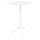 Compamia Sky Air Square Bar Set with 2 Barstools Black/Dark Gray/Taupe/White