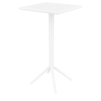 Compamia Sky Air Square Bar Set with 2 Barstools Black/Dark Gray/Taupe/White