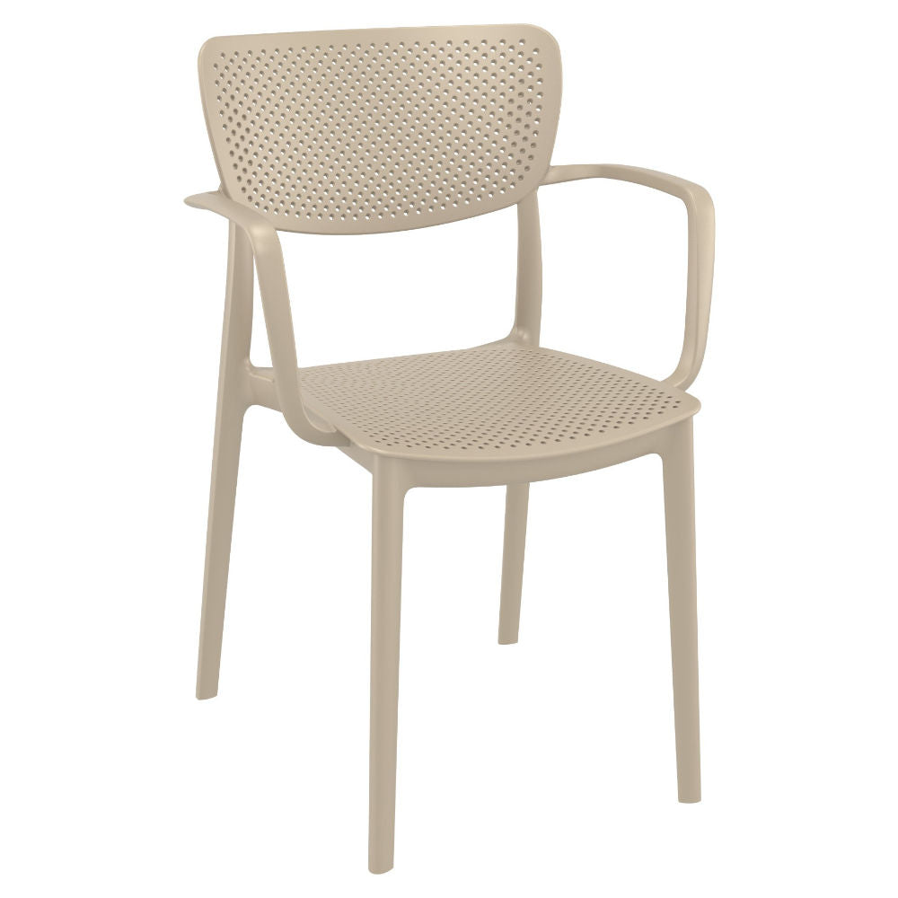 Compamia Loft Bistro Set 3 Piece with 27 inch Table Top in Black/Dark Gray/Taupe/Olive Green/White