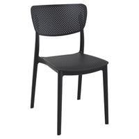 Compamia Lucy Bistro Set 3 Piece with 24 inch Table Top in Black/Dark Gray/Taupe/Olive Green/White