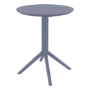 Compamia Lucy Bistro Set 3 Piece with 24 inch Table Top in Black/Dark Gray/Taupe/Olive Green/White