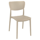 Compamia Lucy Bistro Set 3 Piece with 24 inch Table Top in Black/Dark Gray/Taupe/Olive Green/White