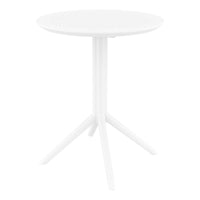 Compamia Lucy Bistro Set 3 Piece with 24 inch Table Top in Black/Dark Gray/Taupe/Olive Green/White