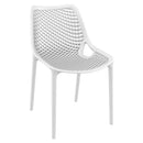 Compamia Air Square Dining Set with 4 Chairs Dark Gray/Taupe/White