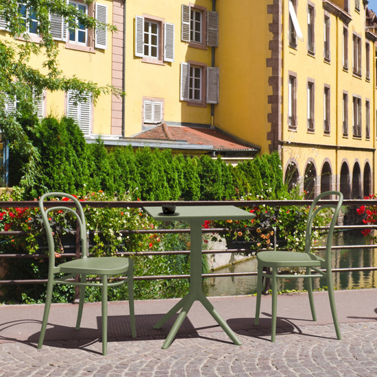 Compamia Marie Bistro Set 3 Piece Olive Green