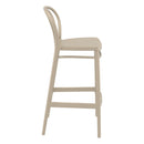 Compamia Victor Bar Stool Black/Dark Gray/Taupe/Olive Green/White - Set of 2