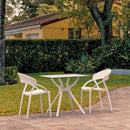 Compamia Sunset Dining Set with 2 Chairs White