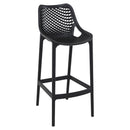 Compamia Vegas Air 5 pc Bar Set with 39 inch to 55 inch Extendable in Black/Dark Gray/Taupe/White