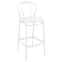 Compamia Vegas Victor 5 pc Bar Set with 39 inch to 55 inch Extendable in Black/Dark Gray/Taupe/White