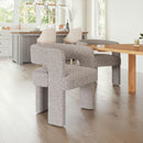 Zuo Modern Java Accent Chair in Sandy Beige, Accent Chairs, Fabric, Plywood, Polyester, Curved, Trestle, Indoor