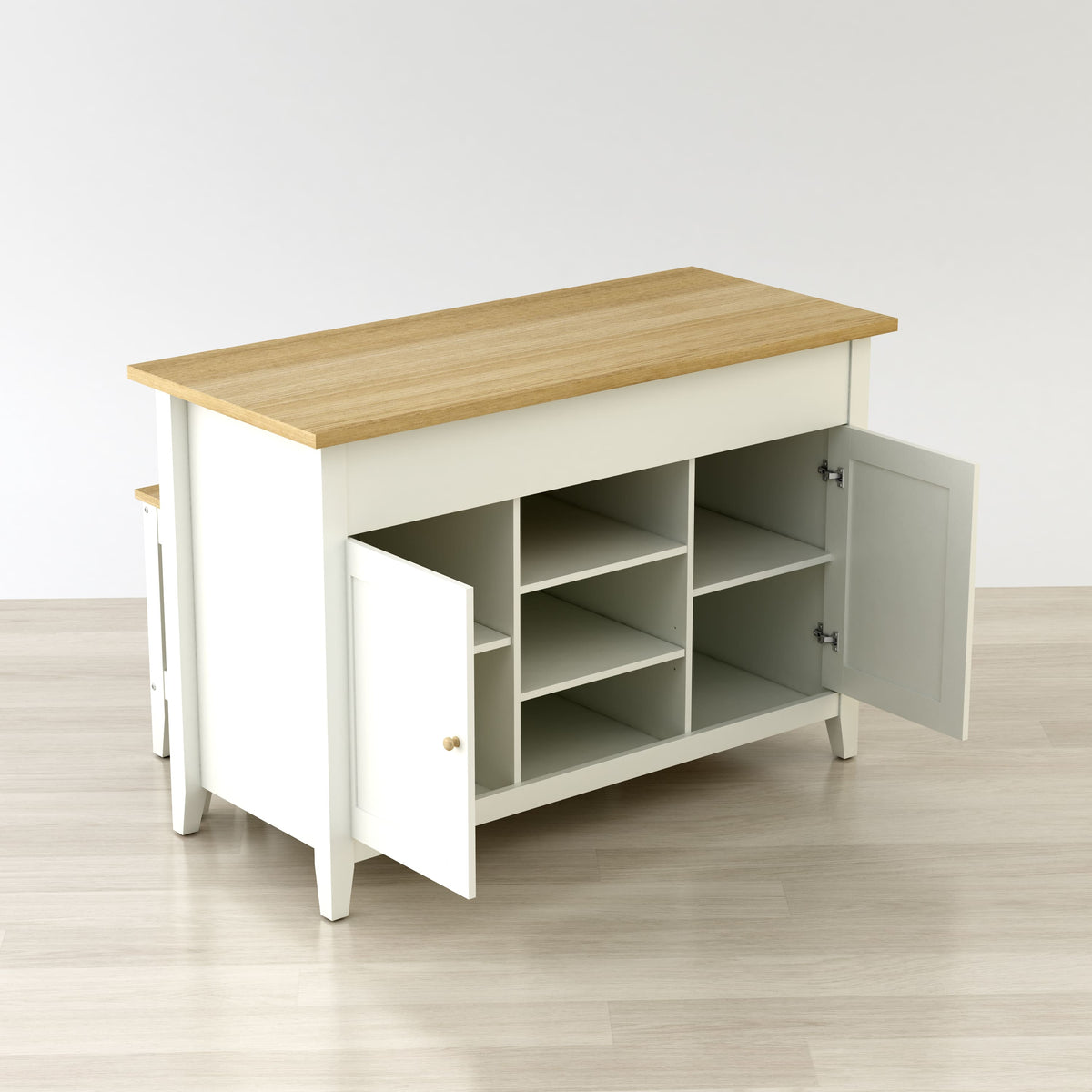 Anderson Teak Delphi 53" Kitchen Island Cabinet