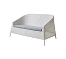 Cane-Line Kingston 2-Seater Sofa - Stackable - Sonnet Commercial