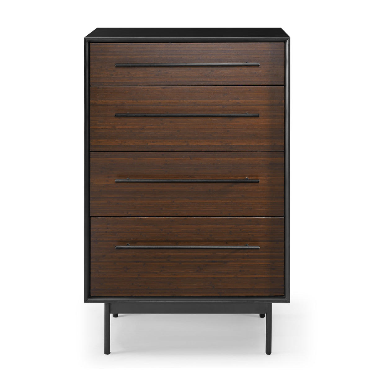 Greenington Park Avenue 4 Drawer High Chest Ruby