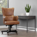 Sunpan Hubert Office Chair - Tobacco Tan