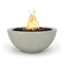 The Outdoor Plus Luna 38" Concrete Fire Pit - Match Lit, Match Lit with Flame Sense System, Ash, Natural Gas, Luna, Concrete, Outdoor