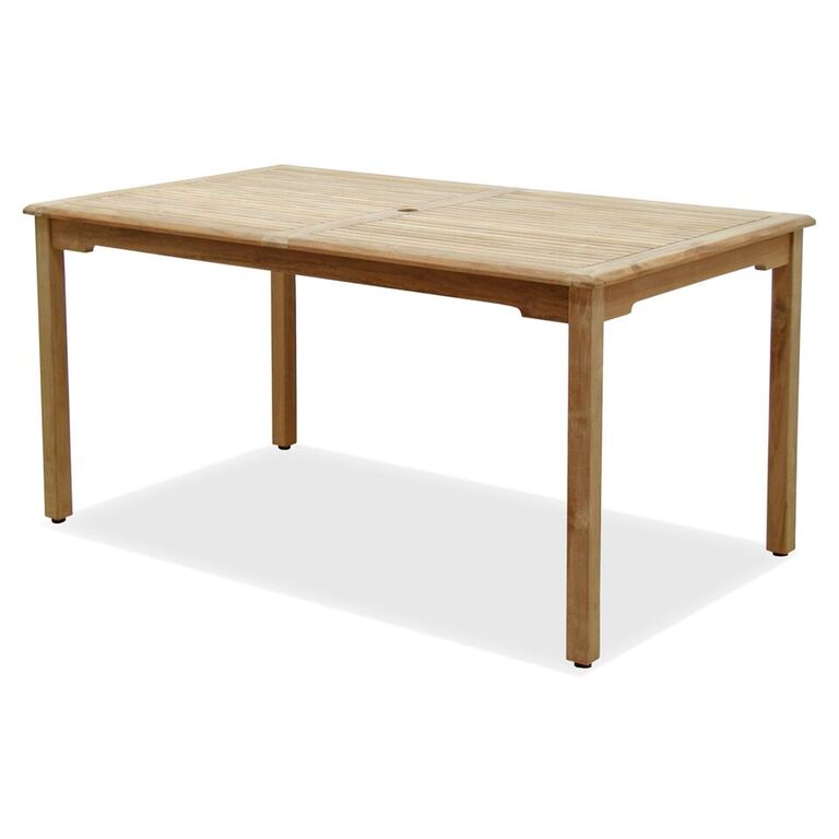 International Home Miami Amazonia Charlotte 7 Piece Teak Rectangular Patio Dining Set