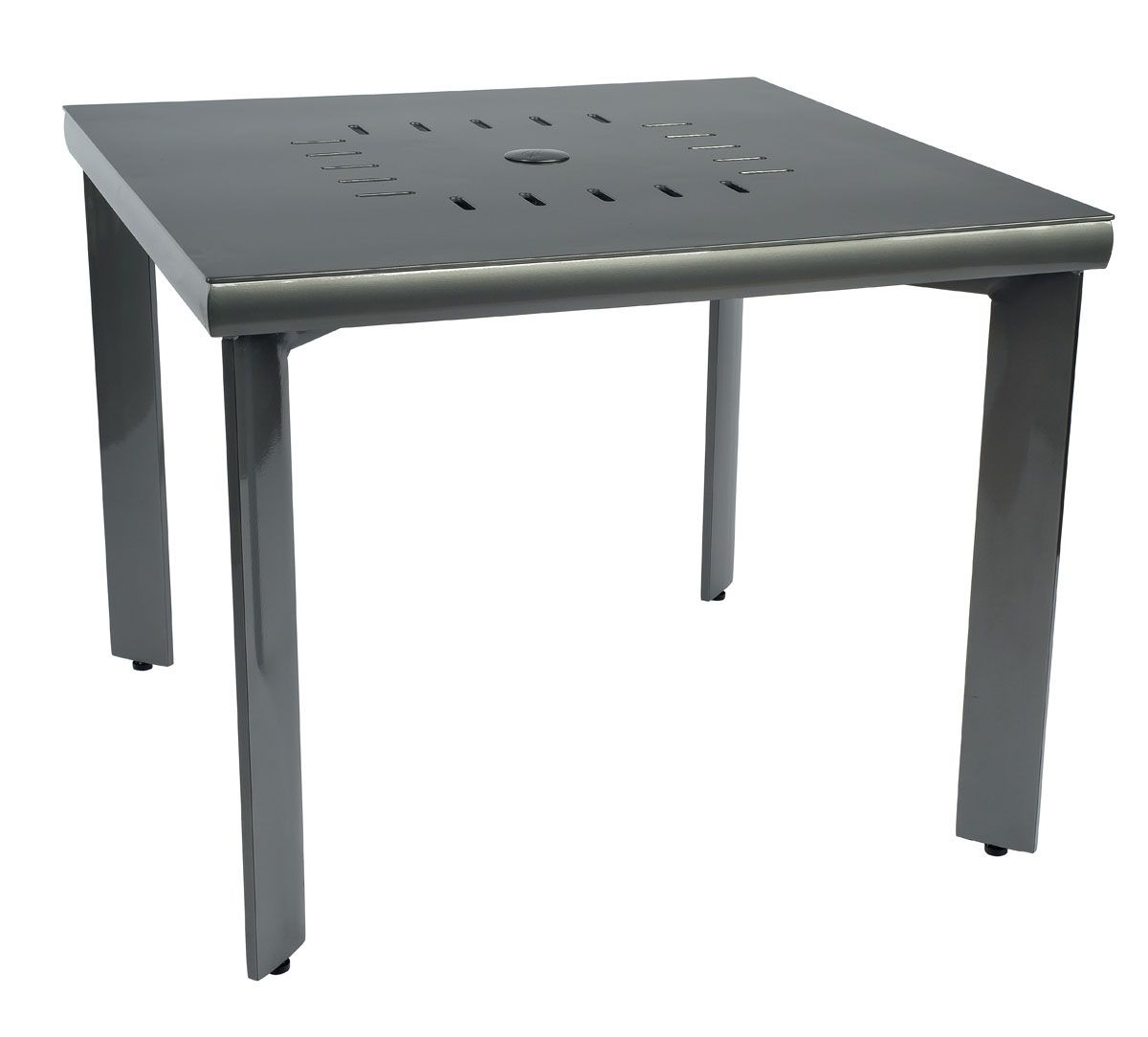 Woodard Metropolis Square Dining Umbrella Table, Default Title, Metropolis, Aluminum, Dining TablesOutdoor